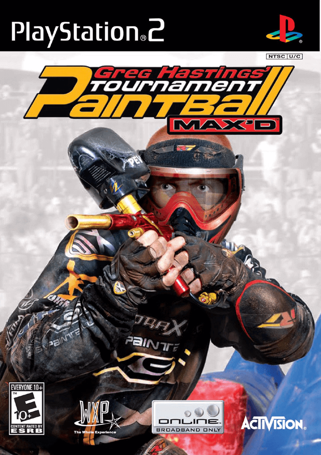Greg Hastings Tournament Paintball Maxed box art for Playstation 2